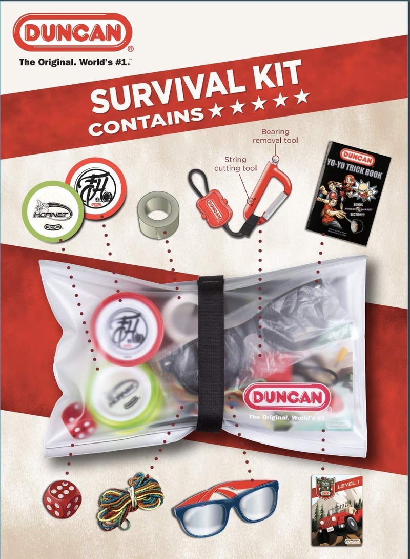 Duncan Toys Yo-Yo Scout Survivor Pack, Yo-Yo Gift Set with [2] Yo-Yos, Accessories, Trick Book and More - Image 2